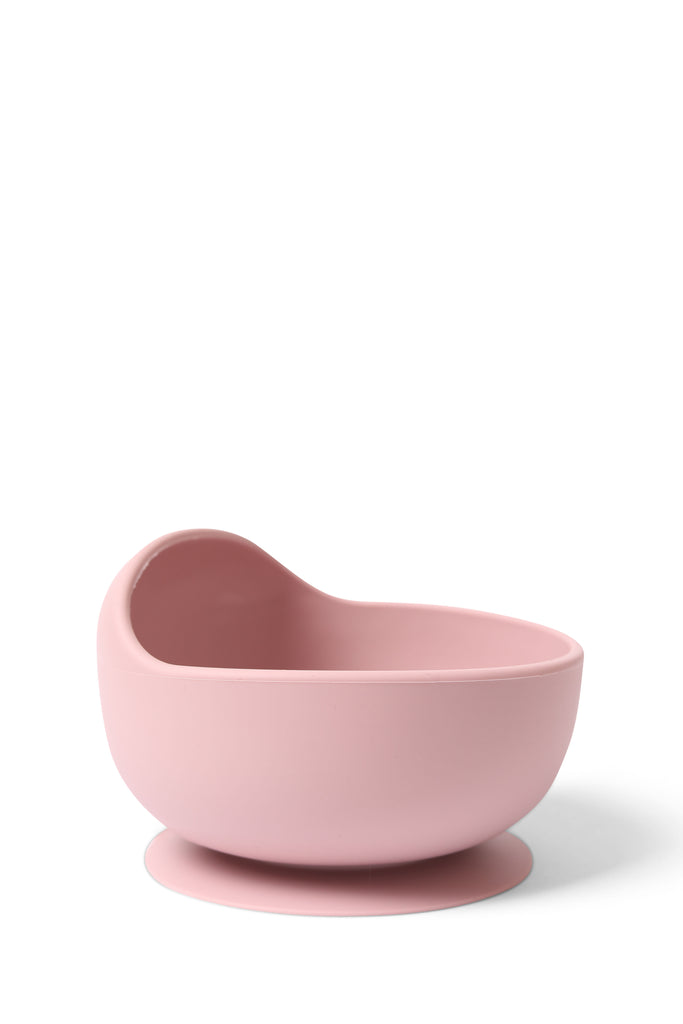 Suction Bowl Dusky Pink