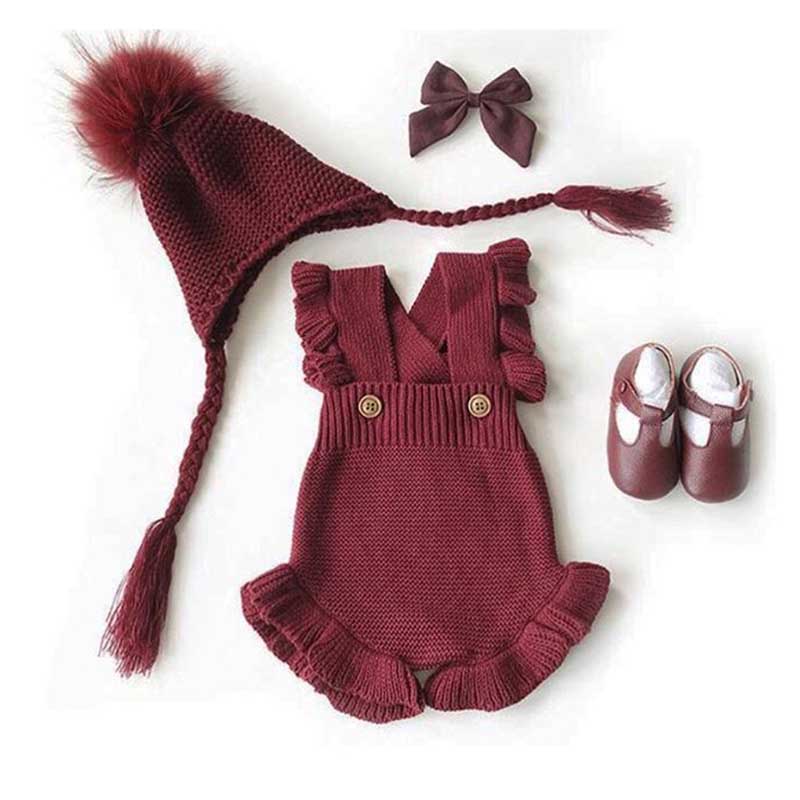 Lacey Knitted Romper