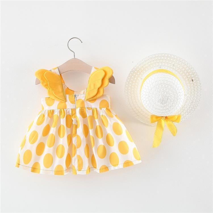 Yellow Dotty Dress
